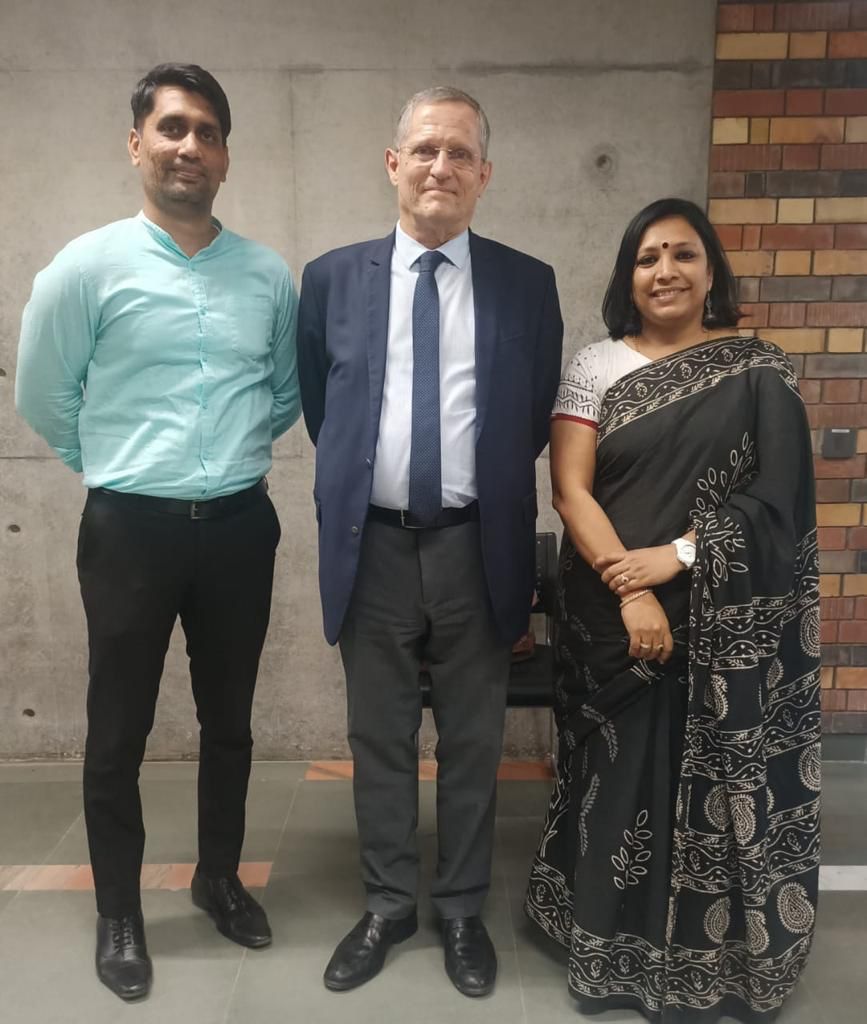 Dr. Preeti Nair and Mr. Vatsal Patel Represented Parul University in France Education Fair 2022