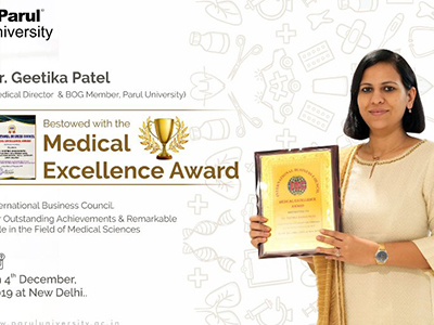 Medical Excellence Award by International Business Council - 2019