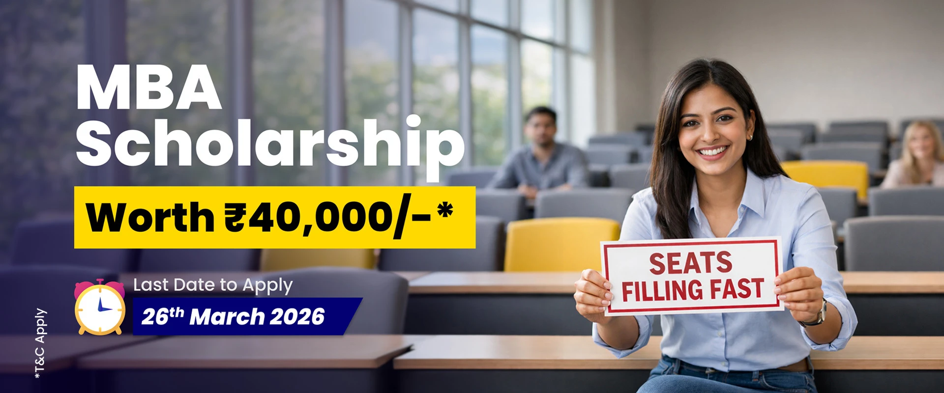 Last date to apply: 26th March 2026