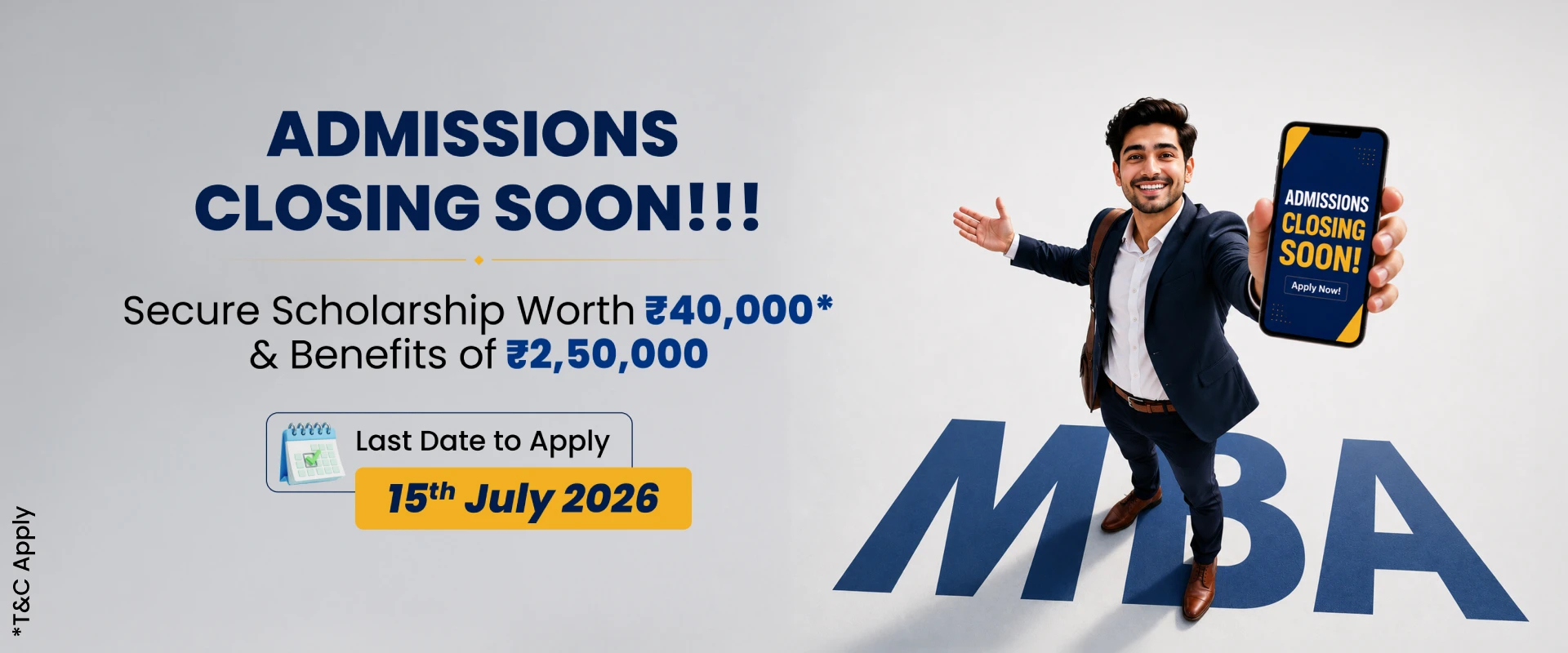 Admissions Closing Soon!!!