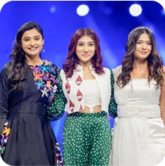 Trio on runway group