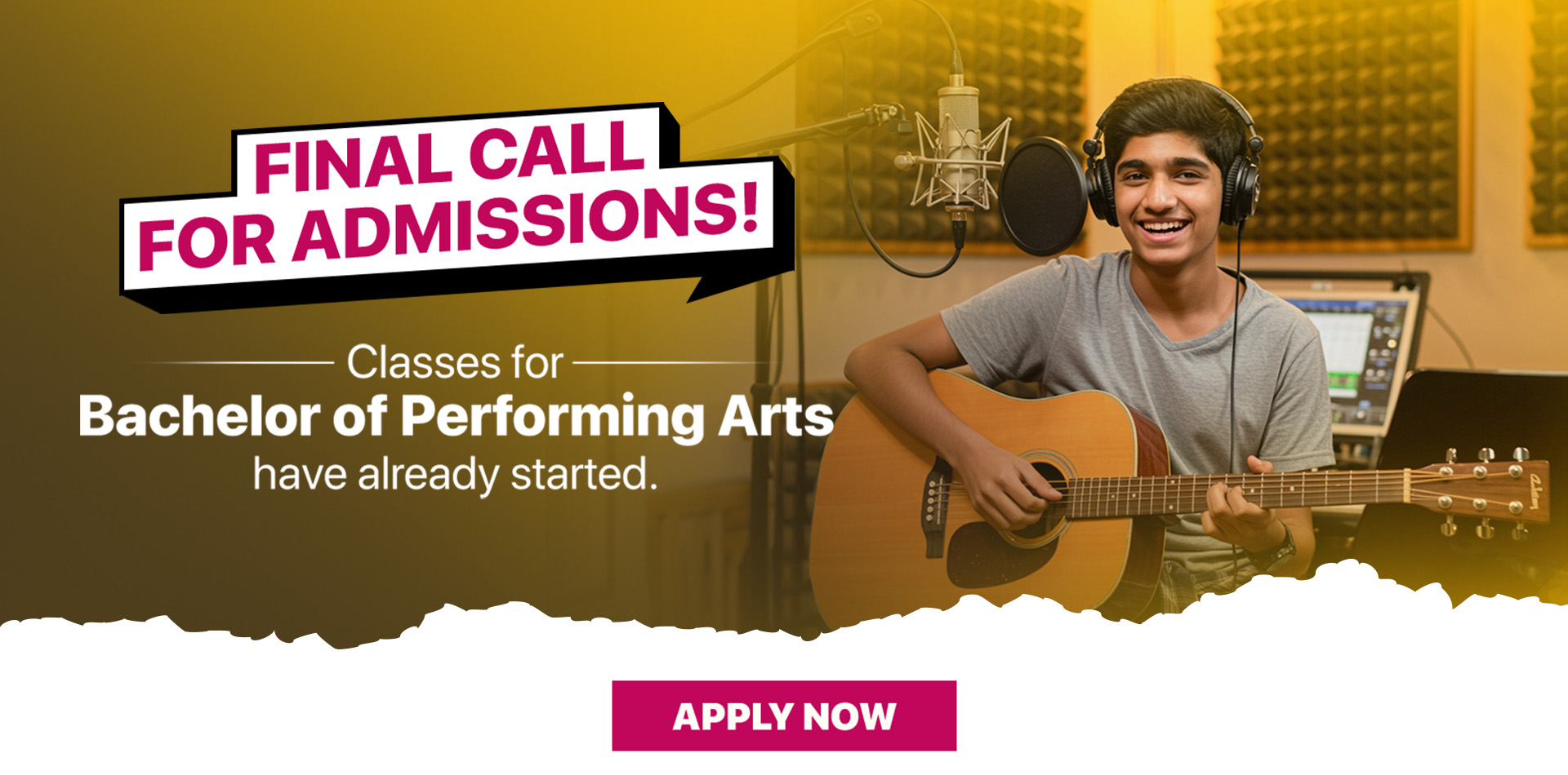 Parul University - banner