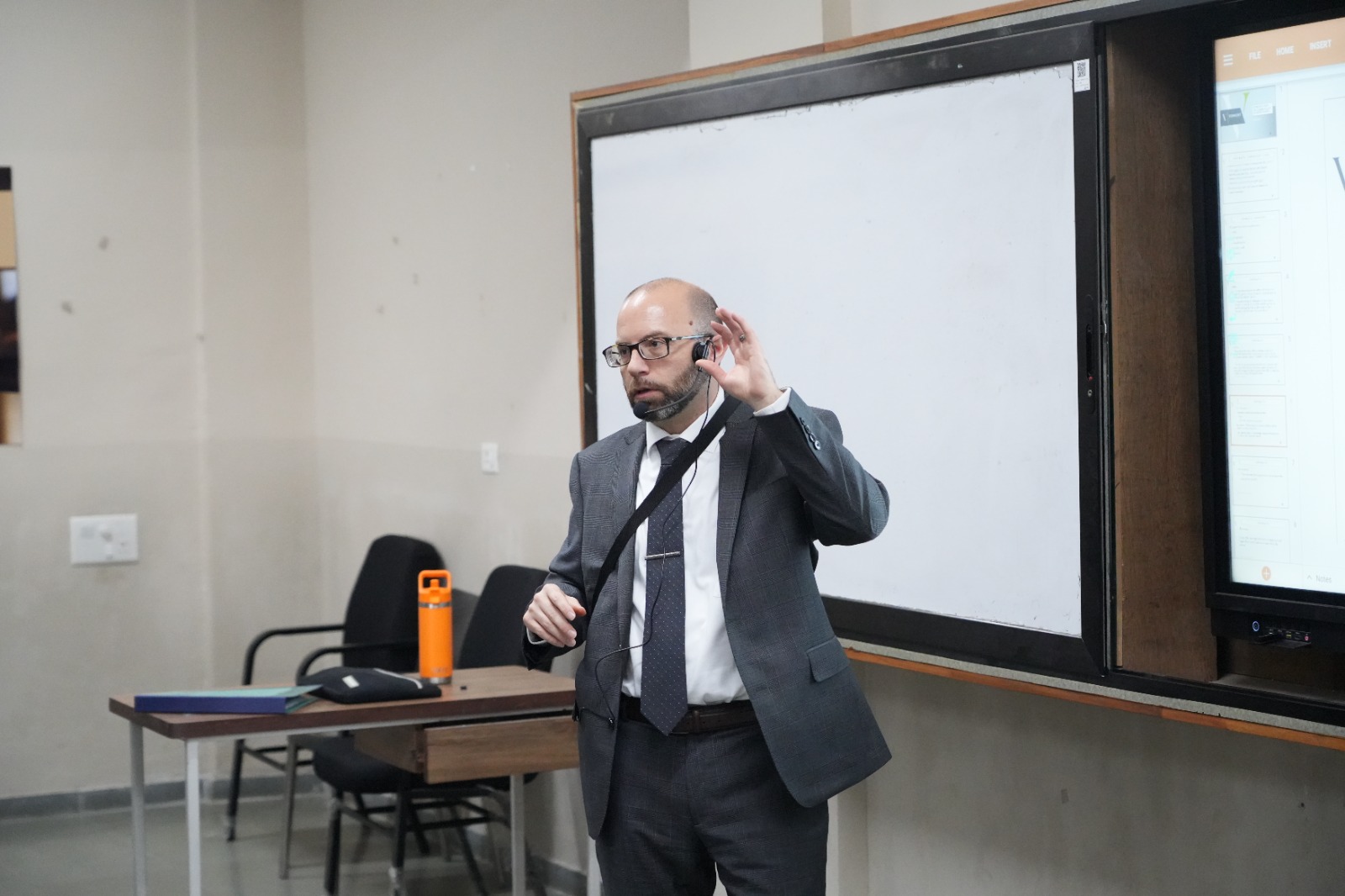 Prof. Michael Kovac visited Parul University under International Visiting Lecturer Program
