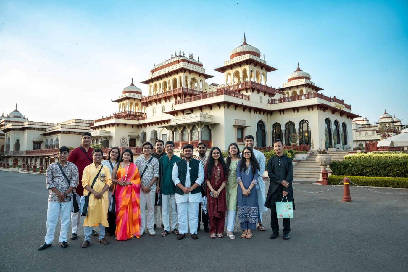 Parul University Students at IIMUN Hospitality Tour Jaipur