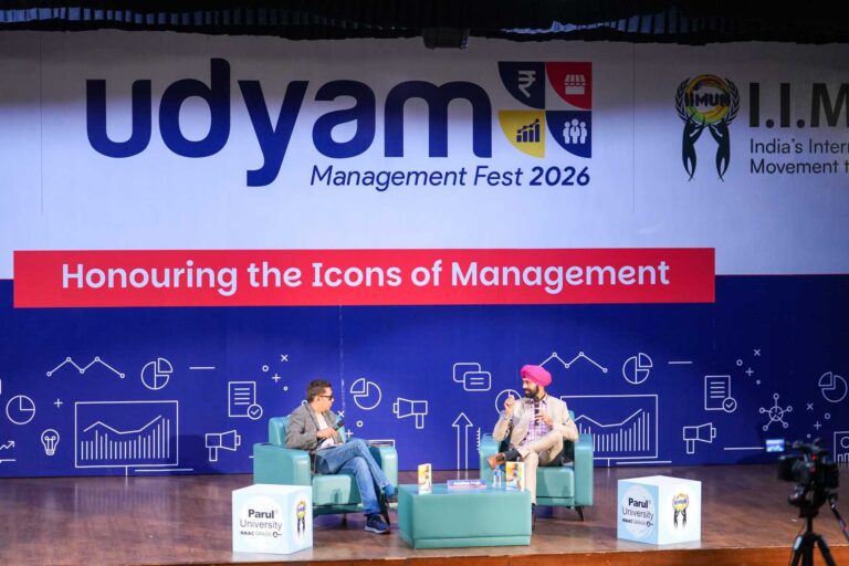 Udyam Management Fest 2026 at Parul University: Leadership, Industry Insight & Student Enterprise Across 3 Days