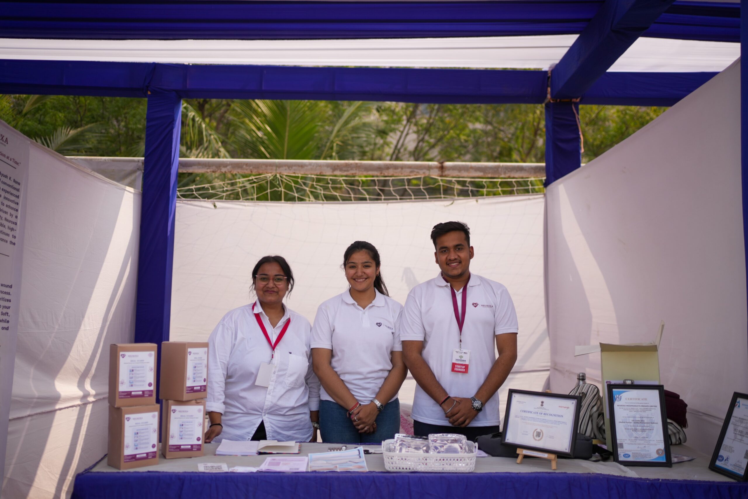 Students pitching startup ideas during VSF - Vadodara Start-up Festival 6.0