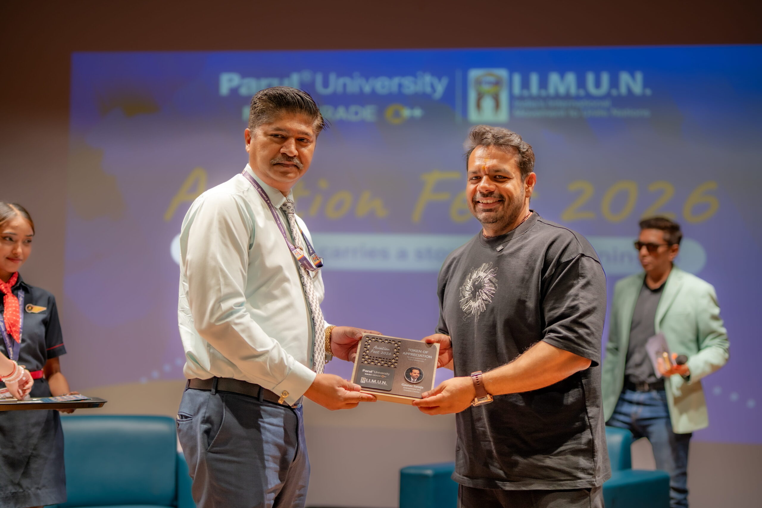Aviation Fest 2026 at Parul University: Gaurav Taneja, Captain Mohit Teotia, and Captain Arveen Kaur Share Cockpit Lessons for Life