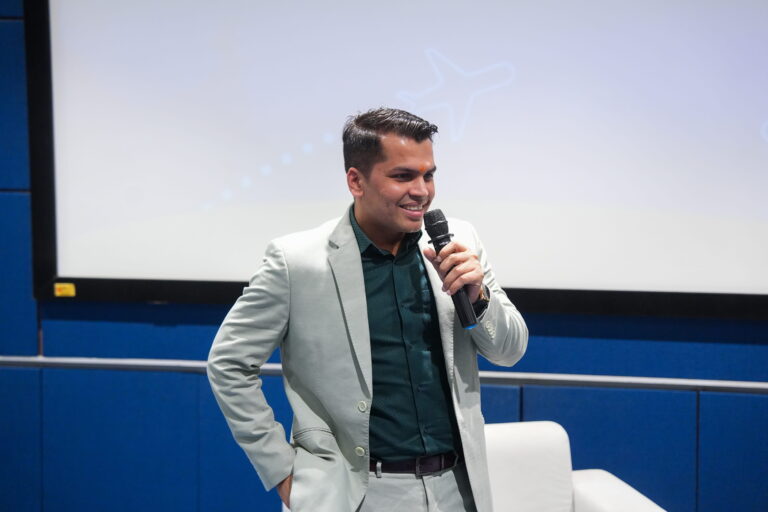 Captain Mohit Teotia at Parul University: How the Poetic Pilot Proved That Storytelling, Confidence, and Emotional Intelligence Belong in the Cockpit