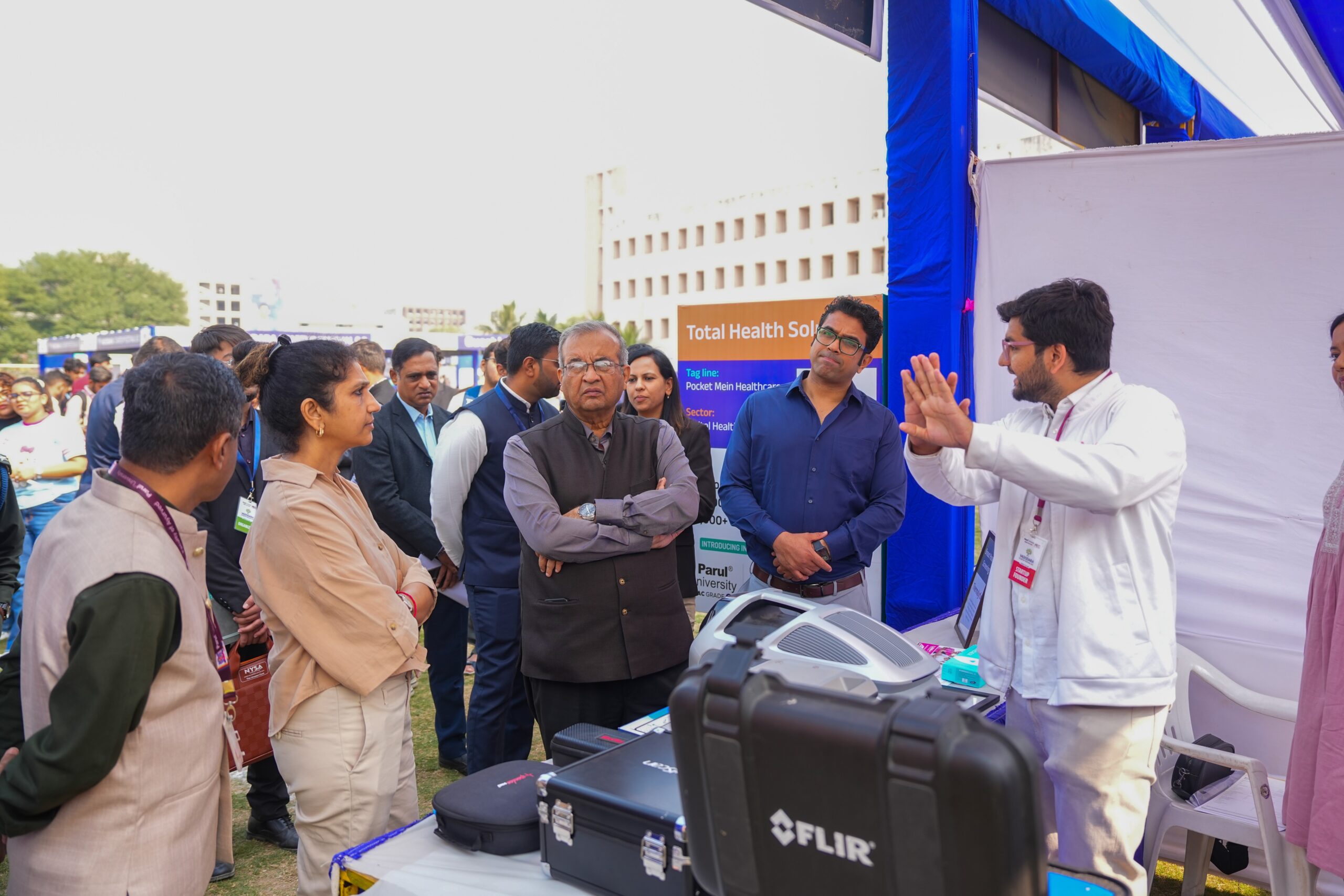 Founders and startups showcasing innovation at Vadodara Startup Festival 6.0