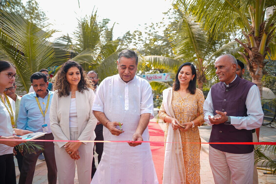 Students at AgriFest 2026 Parul University agriculture exhibition