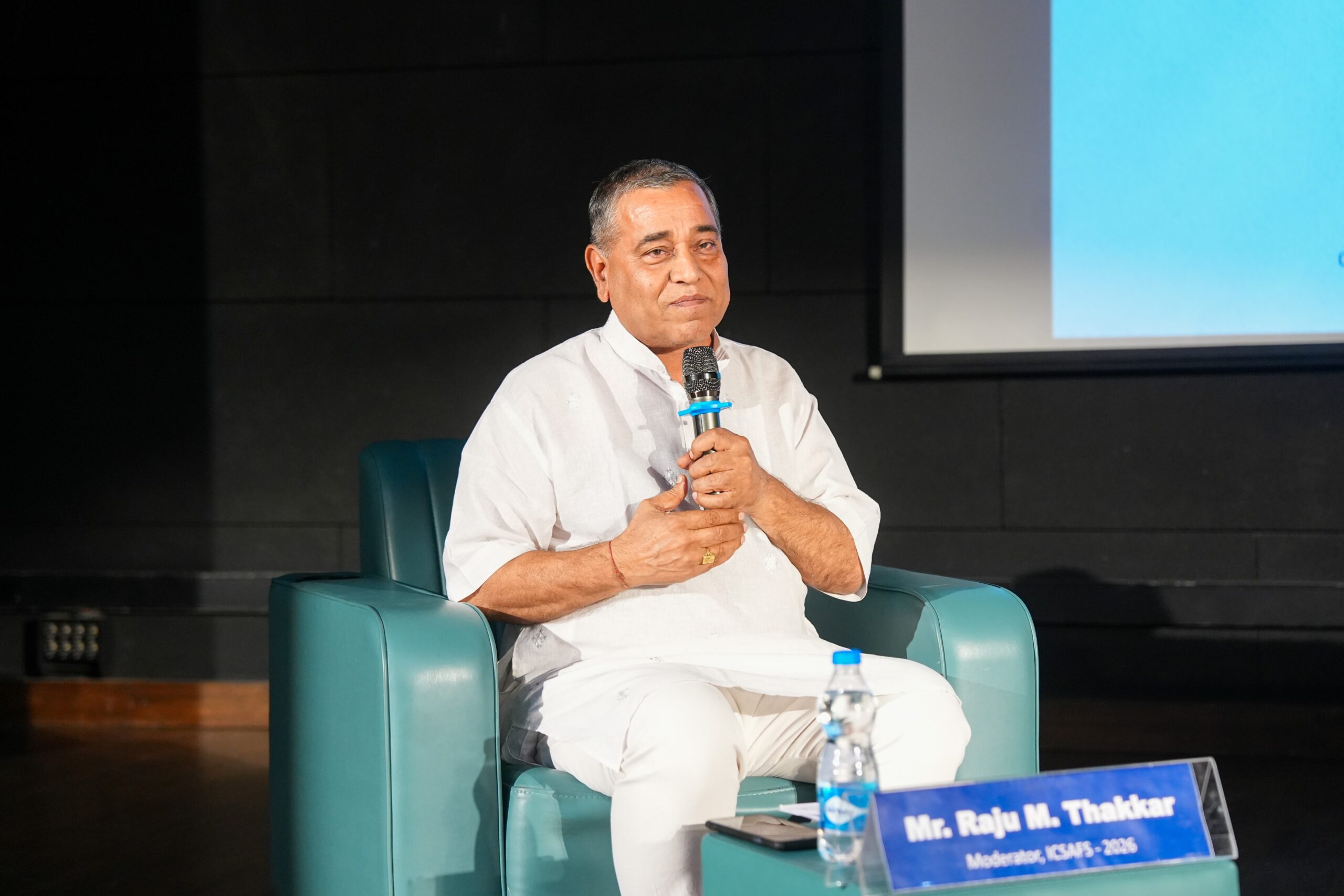 Natural farming panel ICSAFS 2026 Raju Thakkar Gujarat farmers Paru