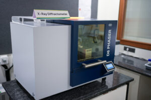XRD Bragg law crystal structure phase analysis MNRDC Parul University pharmaceutical battery
