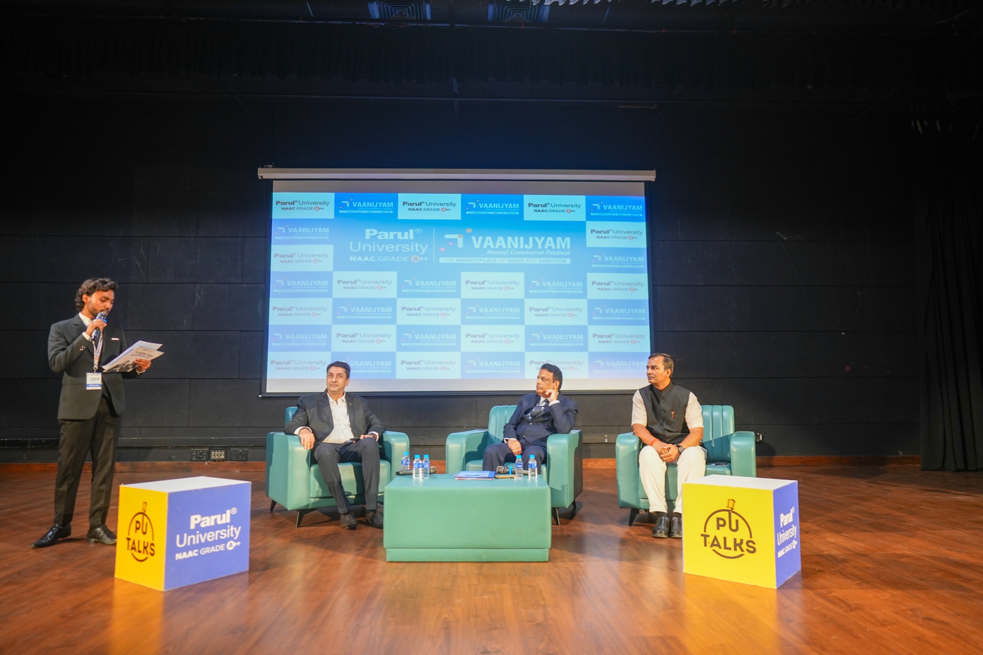 Vaanijyam 2026: Parul University’s Annual Commerce Fest Brought a GST Commissioner, a Hazmat Safety CEO, and a Franchise Entrepreneur to 1,000+ Students From 40+ Universities
