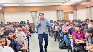 Chandrayaan-3 LVM3 Moon South Pole ISRO Parul University session