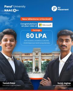 What 40 Days of Impact Training at Parul University & a Leaderboard That Started With 200 Students and Ended With Tanish Patel & Suraj Jagtap – Microsoft Placements!