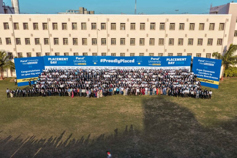 From 50 Government NRHM Appointments to Hospital Chain Recruiters Like HCG and Shalby: Healthcare Placements at Parul University Cover Homeopathy, Ayurveda, Physiotherapy, Paramedical Sciences, Public Health, and Clinical Embryology Across 7 NABH Accredited Hospitals