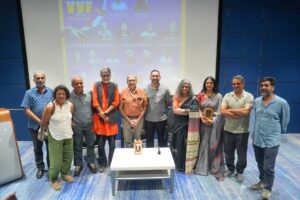 Four Artists, Four Practices: L.N. Tallur’s Uncanny Valley Sculptures, Mahesh Baliga’s Two-Decade Painting Journey, Archana Hande’s Jacquard-to-Computer Connection, and Indrapramit Roy’s Mumbai Airport Mural at VVF 2026, Parul University