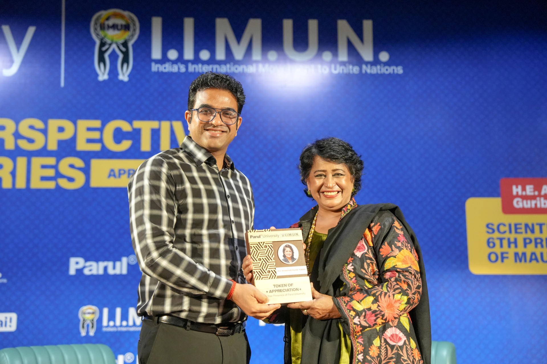 Ameenah Gurib-Fakim Parul University IIMUN 2026 climate women youth