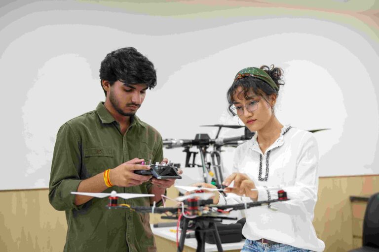 Inside Parul University’s PLC & SCADA Lab at Lakshya 2047 with Schneider Certification Training