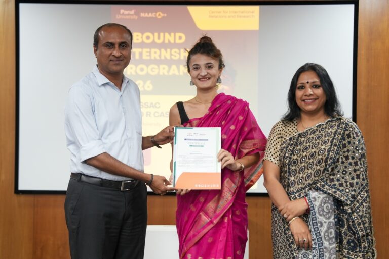 International Student Exchange at Parul University: 2026 Cohort from Belgium, Portugal, Uzbekistan, Malaysia, Russia, and Indonesia Shared Their Experience.