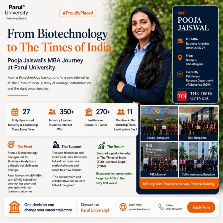 MBA Business Analytics at Parul University: The IEP-MBA with KPMG