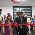 "Parul University students' AI crowd-management system using computer vision for Vadodara" | Screens showing crowd detection and bounding boxes; caption references the VMC project.