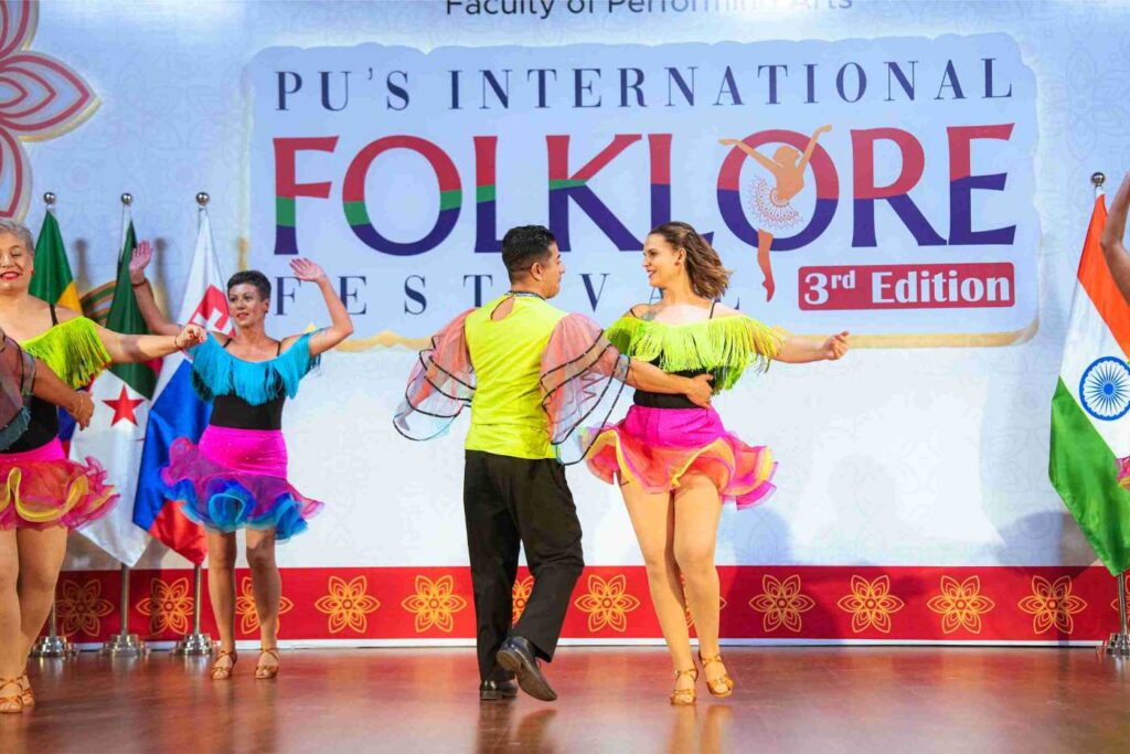Traditional Costumes and Flags