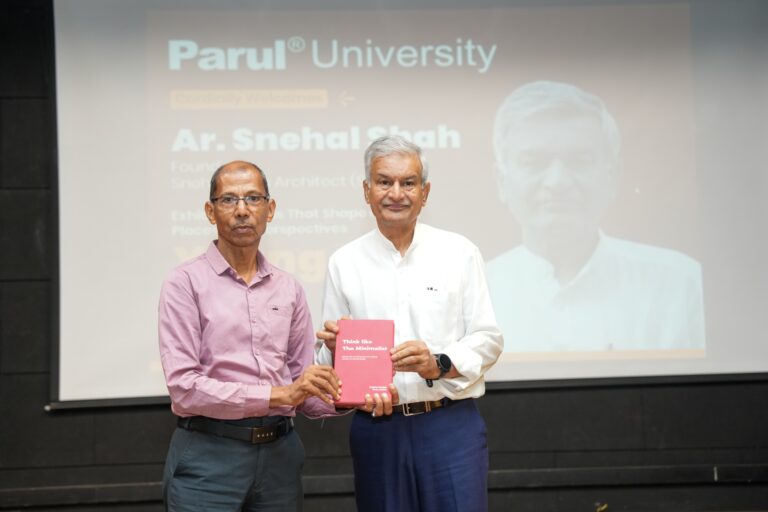Ar. Snehal Shah at Parul University: Five Lessons Every Young Architect Should Learn!