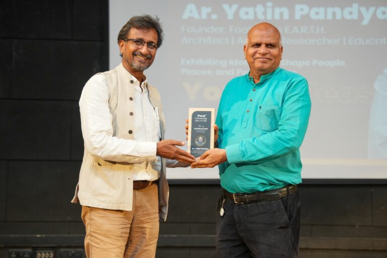 Ar. Yatin Pandya at Parul University: Why Architecture Is More Than Buildings