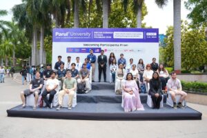 International students in an academic session at a summer school in India at Parul University