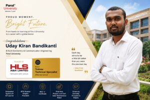 Uday Kiran Bandikanti, getting placed at HLS Asia Limited