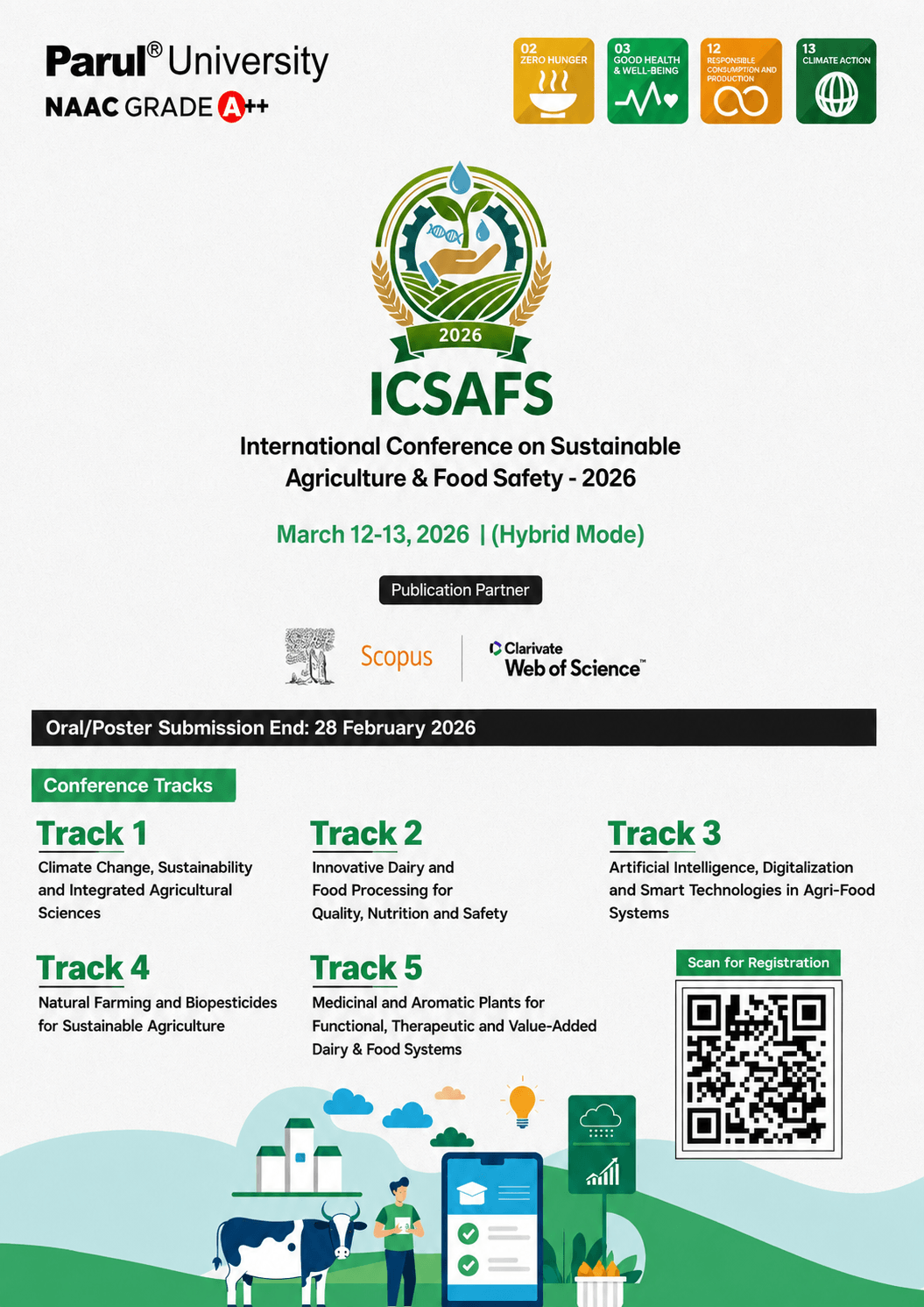 International Conference on Sustainable Agriculture and Food Safety (ICSAFS-2026)