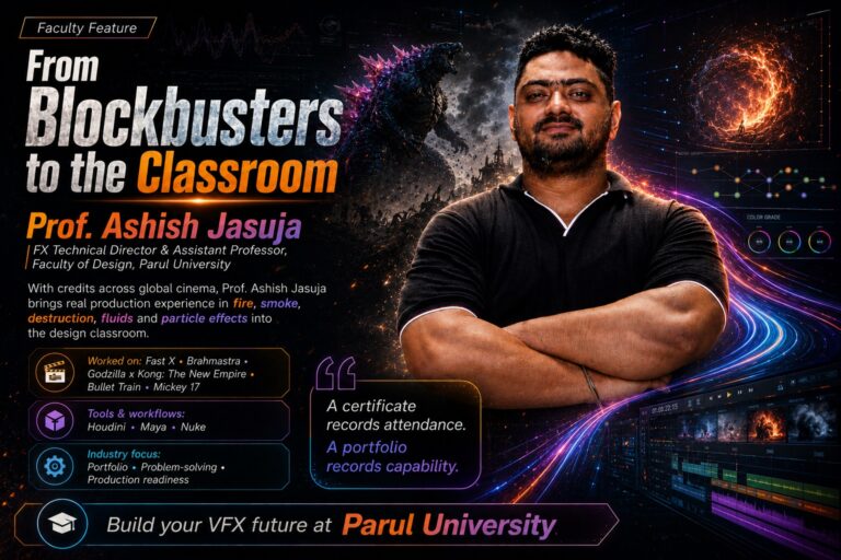 Prof. Ashish Jasuja of Parul University: From Visual Effects Studios to the Design Classroom