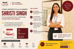 Shristi Amarendra Singh's Placement at Radio Mirchi, Ahmedabad.