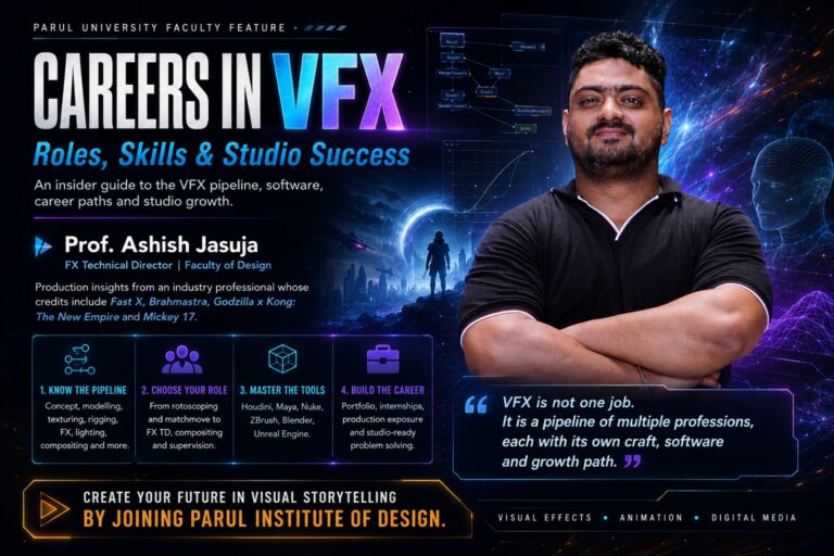 Careers in VFX: The Roles, the Skills and How to Start, Explained by Parul University Faculty