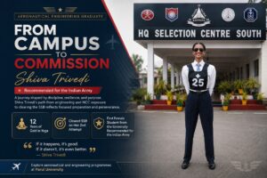 Shiva Trivedi, Parul University’s first female Army officer, recommended for the Indian Army