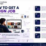 A designer maintaining a visible online portfolio, one of the most effective ways to get discovered and hired in the design industry.