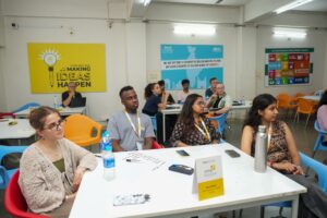 The five stages of the design thinking process, taught at Parul University