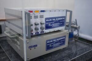 Integrating sphere or solid sample assembly; caption references diffuse reflectance UV-Vis measurement at the Micro-Nano Research and Development Center.