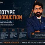 Jayesh Gautam, a Parul Institute of Design product design graduate, working hands-on in furniture manufacturing at Kaasthkala.