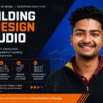 Krish Sompura, a Parul Institute of Design interior and furniture design graduate and co-founder of his own design studio.
