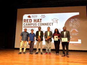 Red Hat Campus Connect programme at Parul University's Tinkering Hub