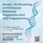 Students complete a two-day hands-on PCR and DNA fingerprinting workshop at Parul University.