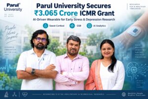 Parul University’s ICMR-funded AI wearable patch research for early stress and depression detection