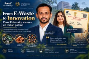 Parul University & IIT Palakkad secured a patent for turning an e-waste copier into a metal-based framework!