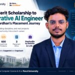 Thota Vishnu Vardhan, B.Tech CSE (AI) from Parul University, placed at HashedIn by Deloitte.