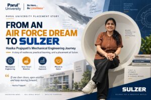 Mechanical Engineering Graduate Hasika Prajapati Getting Placed at Sulzer.
