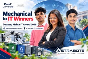 Prestigious Moment for Parul University Students of Mechanical Department Who Won Dewang Mehta IT Award 2026