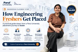 How to get placed as an engineering fresher, a practical guide from Parul University.