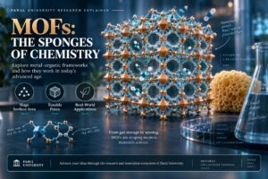 Discover MOFs and how they work in this advanced age, as explained by research scholars of Parul University!
